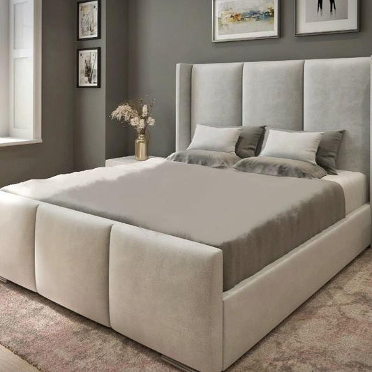 Lustra Wingback Bed